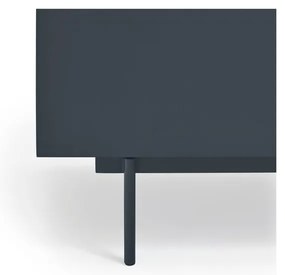 Noptieră gri antracit-natural cu aspect de lemn de stejar Otto – Teulat