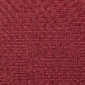 Fotoliu de masaj rabatabil electric, rosu vin, textil 1, Bordo