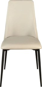 Scaun design LUX, Metal, Piele Sintetica, Sand