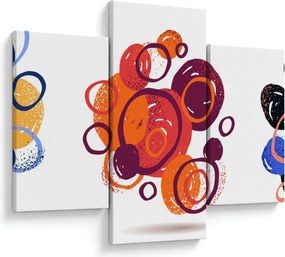 Tabloul cercuri colorate (90x60 cm)
