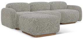 Colțar modular gri (cu colț variabil) Ailani – Makamii