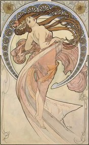 Mucha, Alphonse Marie - Artă imprimată La Danse, 1898, (24.6 x 40 cm)