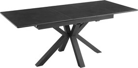 Masa extensibila, Ceramica Gri Grafit, ETERNITY 160-200cm A-46624 VC