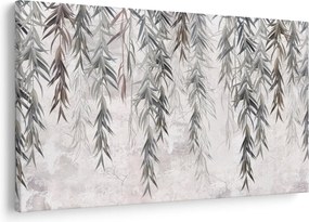 Tablou - Crenguțe de salcie, tencuiala gri (90x60 cm)
