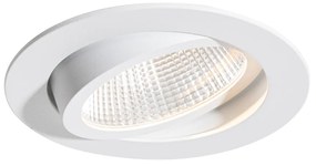 Spot încastrat alb 9,5 cm incl. LED 1015 lm Dimmabil IP65 - Gaius