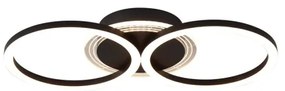 Searchlight 13651BK - Plafonieră LED dimabilă CONTOUR LED/24W/230V 3000K