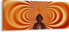 Tablou cu statuie mică (120x50 cm)