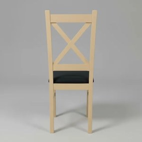 Scaun de sufragerie NATE stejar sonoma/negru