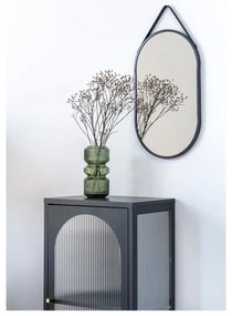 Vitrină neagră din metal 50x110 cm Adelaide – House Nordic