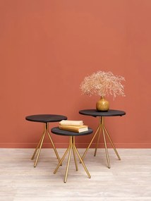 Set 3 masute laterale din lemn de mango, Supremes