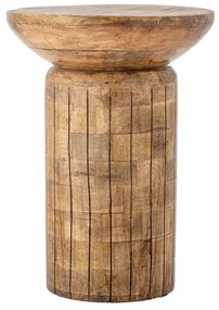 Masuta laterala, natur, din lemn de mango, Yasme
