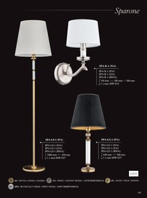 Candelabru 8 brate elegant realizat manual Sparone