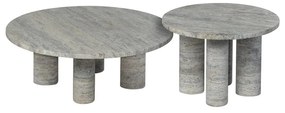 Măsuță auxiliară rotundă din piatră ø 52 cm Volos – Blomus