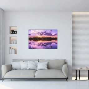 Tablou cu cerul violet (90x60 cm)