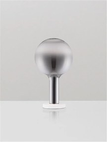 Veioza, Lampa de masa LED stil modern NOSTOS gri fumuriu