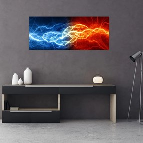 Tablou cu tensiunea de curent (120x50 cm)