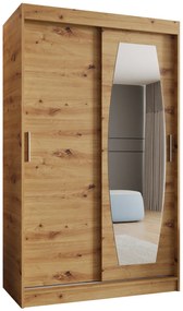 Dulap de haine 120 cm Rosaria (Stejar artisan). 1126292