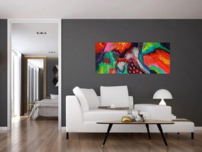 Tablou abstract - culori (120x50 cm)