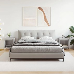 vidaXL Noptiere, 2 buc., gri sonoma, 40x35x50 cm, lemn compozit