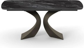 Masa ceramica extensibila Clepsydra 180 cm /90 cm / H 77 cm