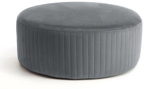 Taburet Rotund Diego, 27x73 cm, Gri