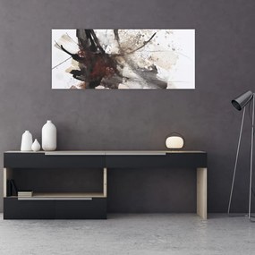 Tablou cu pictură abstactă (120x50 cm)