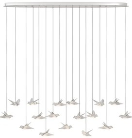 Lustră LED dimabilă pe cablu Eglo 390403 PARATEBUENO 17xLED/3W/230V crom