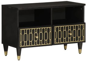 vidaXL Comodă TV, 70x33x46 cm, lemn masiv de mango