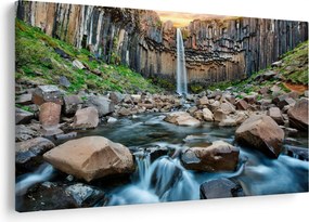 Tablou - Cascada Svartifoss, Islanda (90x60 cm)