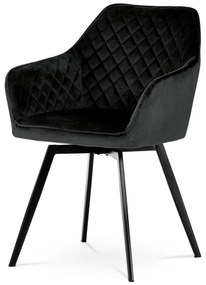 Scaun sufragerie Danarra-425-BK4 (negru). 1120437