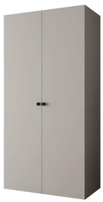 Dulap de haine 100 cm Parna 1 (Cașmir + Negru). 1125863