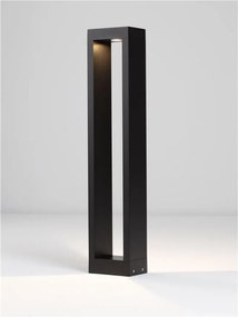 Stalp exterior LED 3000K IP65 DOLIX negru, H-60cm