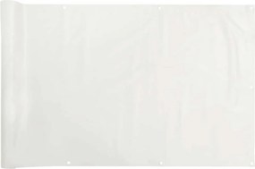 vidaXL Paravan de balcon, alb, 1000x120 cm, PVC