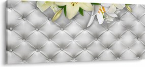 Tablou cu flori de crin (120x50 cm)
