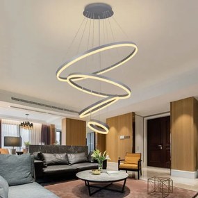 Lustră LED dimabilă pe cablu LED/165W/230V 3000-6500K + telecomandă