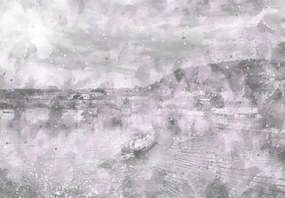 Fototapet - Oraș, acuarelă (147x102 cm)