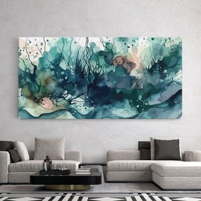 Tablou Canvas, 100x200cm, Dormitor si Living, Feng Shui, Apa, Deep Ocean Art