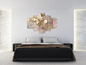 Tablou - Ornament de flori (150x105 cm)