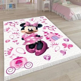 Covor copii antiderapant, 180x280 cm, Minnie Princess