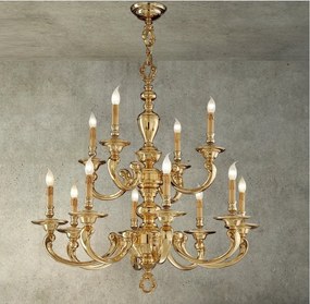 Candelabru XL cu 12 brate LUX realizat manual Otello