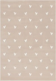 Covor Cu Inimioare Sweetie Light Beige Selectează mărime: 160 X 230