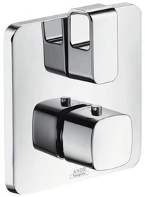 Termostat incastrat cu divertor, crom