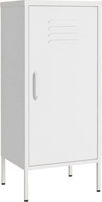 vidaXL Dulap de depozitare, alb, 42,5x35x101,5 cm, oțel