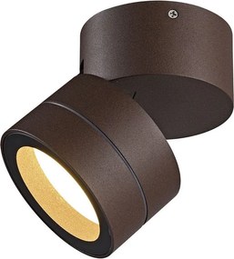 Aplica exterior cu spot GX53 directionabil IP65 SALER corten