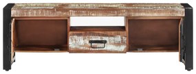 Comoda TV, 120x30x40 cm, lemn masiv reciclat 1, reclaimed wood