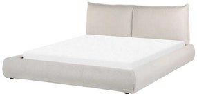 Pat matrimonial 160 cm Vetiver (bej) (cu somieră). 1076461