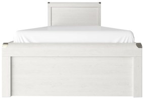 Pat de o persoană 90 cm Marlene 1S (Pin vintage) (cu somieră). 1053036