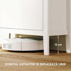 HOMCOM Pantofar Slim cu 3 sertare, pentru 21 perechi de încălțăminte, mărimea EU44 și rafturi reglabile, 80x24x131 cm, alb | Aosom Romania
