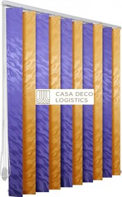 Jaluzele verticale BEATA 9605/9614 maro/mov