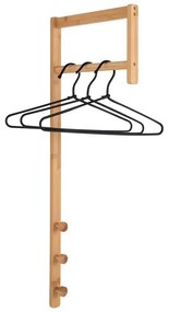 Cuier de perete în culoare naturală din bambus Trento – House Nordic